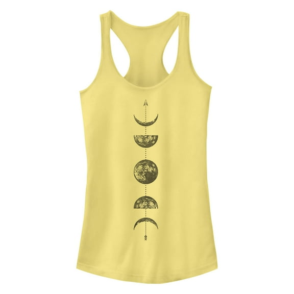 Junior's Lost Gods Lunar Phases Arrow  Racerback Tank Top