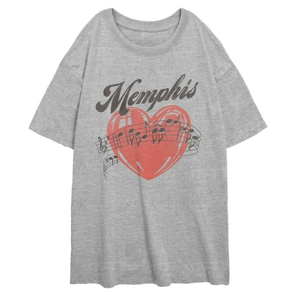 Junior's Lost Gods Memphis Music Graphic Oversized T-Shirt