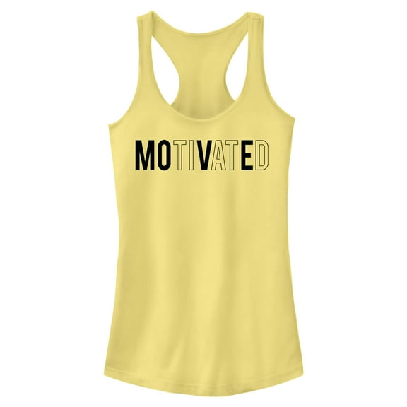 Junior's Lost Gods Motivated Quote  Racerback Tank Top