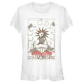 thumbnail image 1 of Junior's Lost Gods Mystic Mushroom Tarot Graphic Tee White 2X Large, 1 of 3
