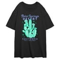 thumbnail image 1 of Junior's Lost Gods Palm Springs Desert California Cacti Graphic Oversized T-Shirt, 1 of 2