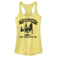 thumbnail image 1 of Junior's Lost Gods Ryders Ranch  Racerback Tank Top Banana X Small, 1 of 4