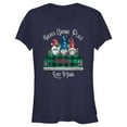 thumbnail image 1 of Junior's Lost Gods Season's Greetings Gnomes  Graphic Tee Navy Blue Small, 1 of 3