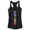 thumbnail image 1 of Junior's Lost Gods Seven Chakras  Racerback Tank Top Black Large, 1 of 5