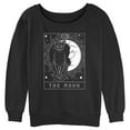 thumbnail image 1 of Junior's Lost Gods The Moon Black Cat Tarot Card Sweatshirt, 1 of 4