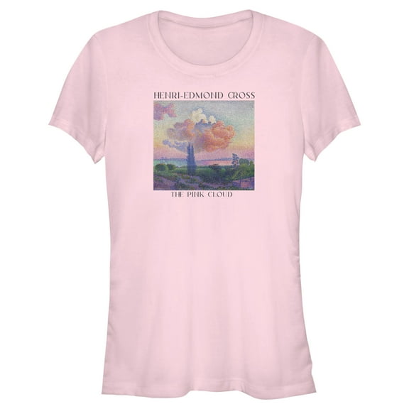 Junior's Lost Gods The Pink Cloud  Graphic T-Shirt
