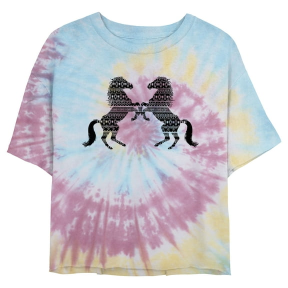 Juniors' Lost Gods Southwestern Horse Silhouettes T-Shirt