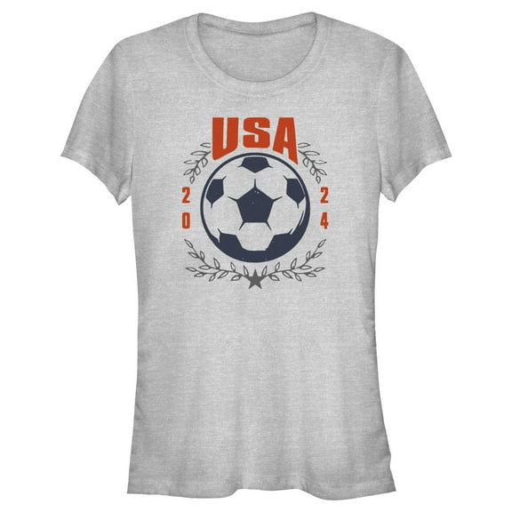 Junior's Lost Gods USA Soccer Ball 2024  Graphic T-Shirt