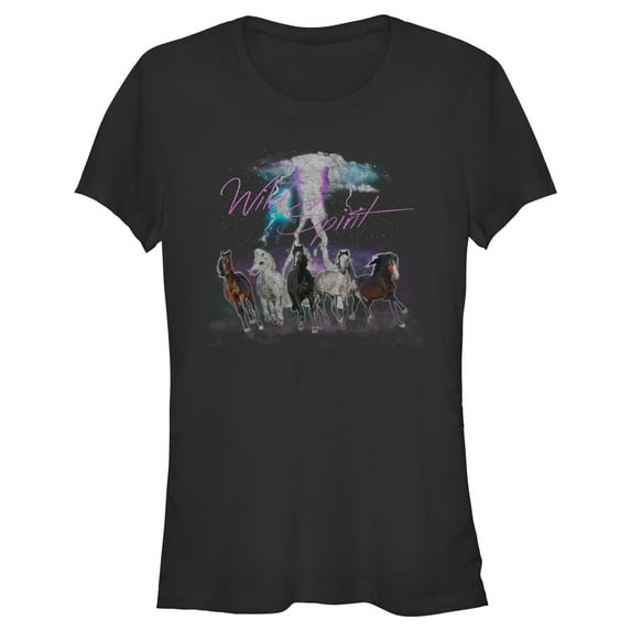 Junior's Lost Gods Wild Spirit Graphic Tee Black X Large