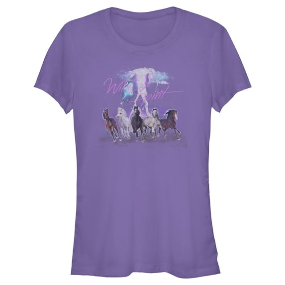 Junior's Lost Gods Wild Spirit Graphic Tee Purple X Large