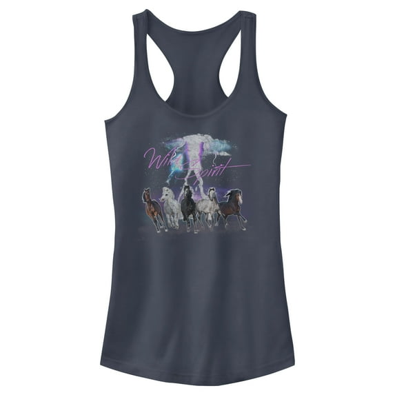 Junior's Lost Gods Wild Spirit Racerback Tank Top Indigo Large