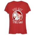 thumbnail image 1 of Junior's Lost Gods You Got This Girl  Graphic Tee Red Large, 1 of 3