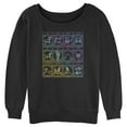 thumbnail image 1 of Junior's Lost Gods Zodiac Tarot Cards  Sweatshirt Black Large, 1 of 4