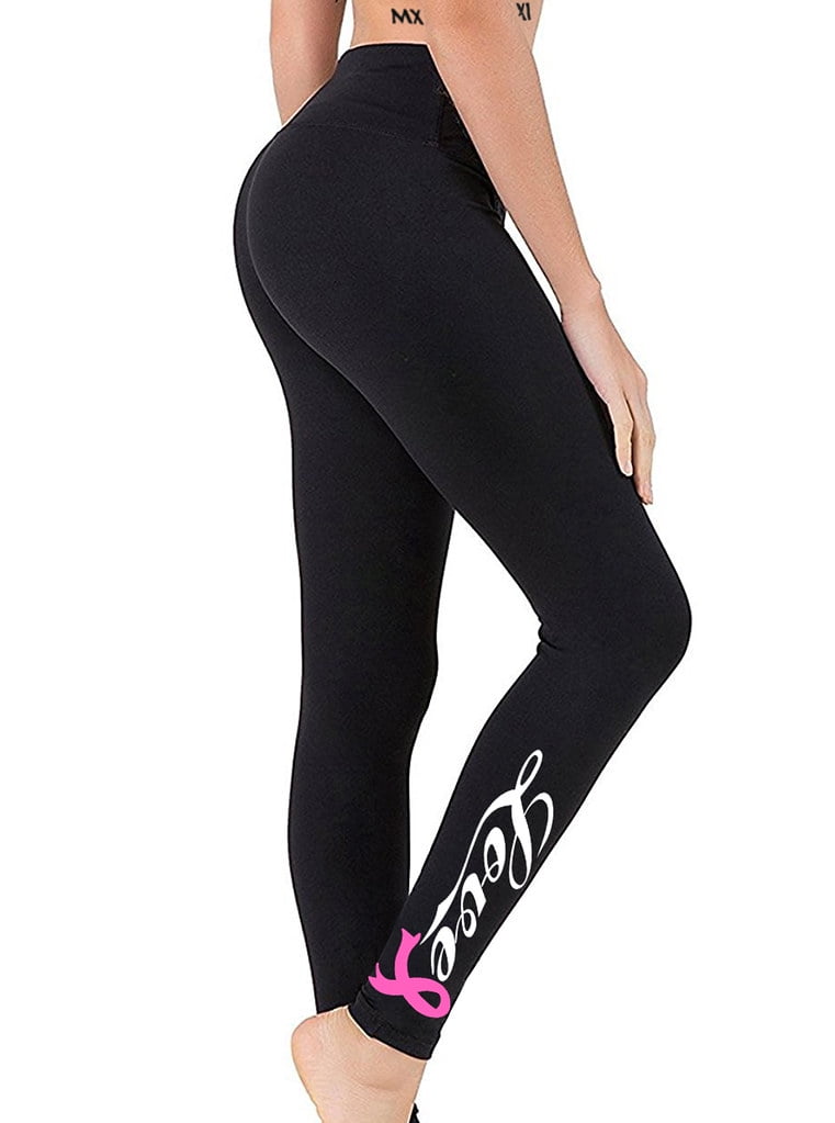 Comvin Workout Leggings for Women, High Waist Yoga Pants with Pockets,  Buttery Soft Tummy Control Gym Leggings, XL