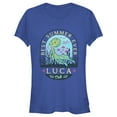 thumbnail image 1 of Junior's Luca Best Summer Ever Stamp  Graphic Tee Royal Blue Medium, 1 of 3
