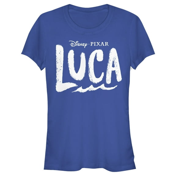 Junior's Luca Logo  Graphic Tee Royal Blue 2X Large