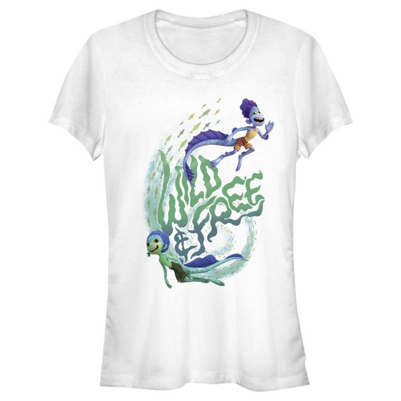 Junior's Luca Wild & Free Graphic Tee White Medium