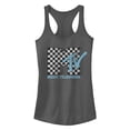 thumbnail image 1 of Junior's MTV Checkered Logo  Racerback Tank Top, 1 of 4