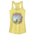thumbnail image 1 of Junior's MTV Old School Logo  Racerback Tank Top Banana X Large, 1 of 3