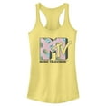 thumbnail image 1 of Junior's MTV Pineapple Fruit Logo  Racerback Tank Top Banana Medium, 1 of 3