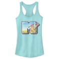 thumbnail image 1 of Junior's MTV Shimmery Logo  Racerback Tank Top Cancun Medium, 1 of 3