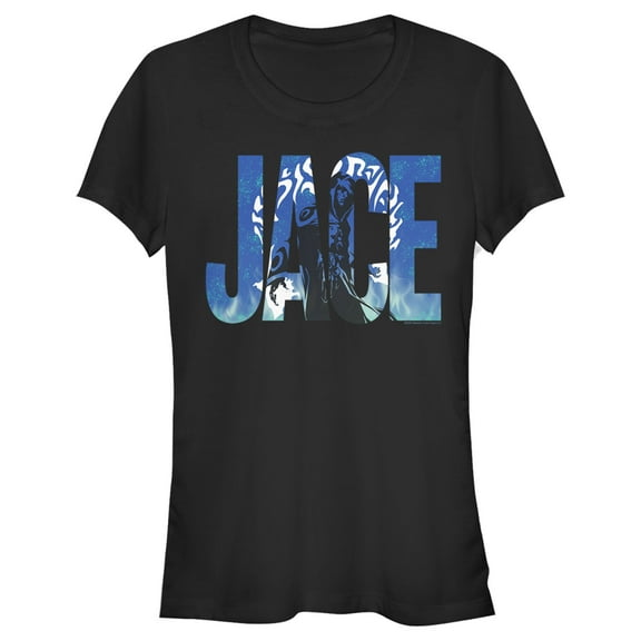 Junior's Magic: The Gathering Jace Beleren Text  Graphic Tee Black 2X Large