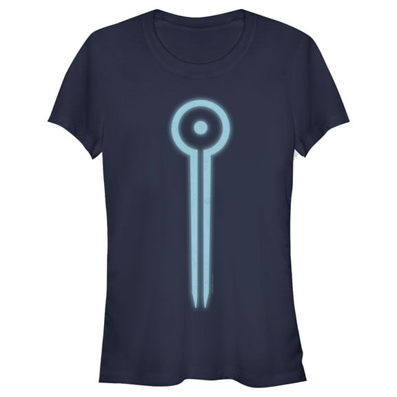 Junior's Magic: The Gathering Jace Sphinx Collar Symbol  Graphic Tee Navy Blue Small