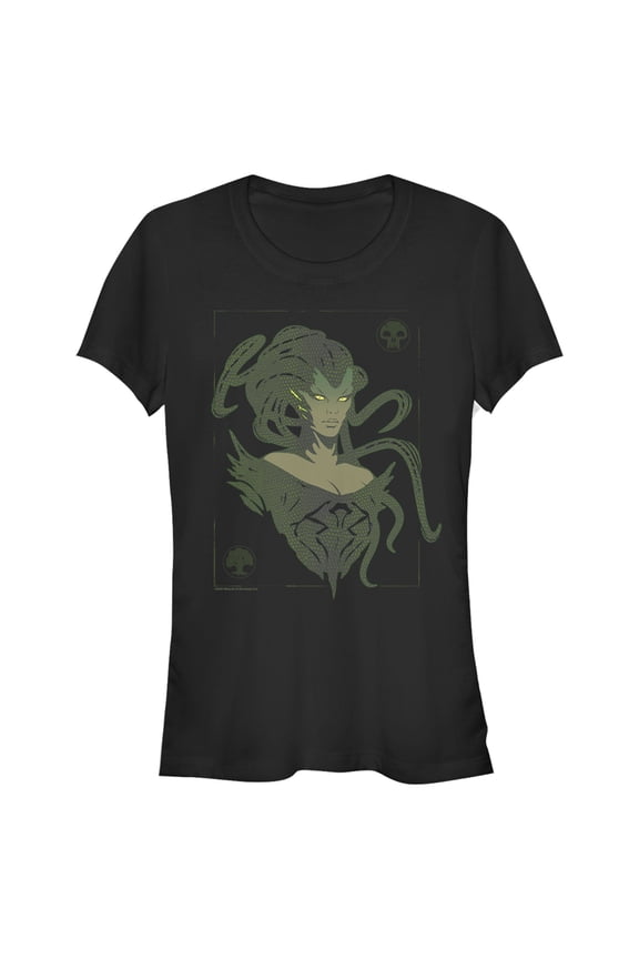 Junior's Magic: The Gathering Vraska Golgari Queen  Graphic Tee Black Small