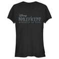 thumbnail image 1 of Junior's Maleficent: Mistress of All Evil Basic Movie Logo  Graphic Tee Black X Large, 1 of 2