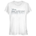 thumbnail image 1 of Junior's Maleficent: Mistress of All Evil Basic Movie Logo  Graphic Tee White Medium, 1 of 2