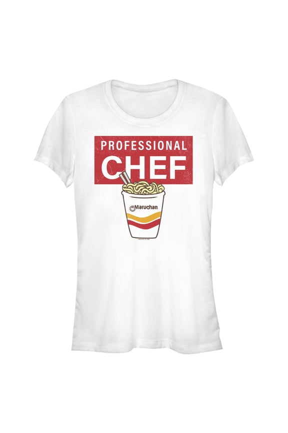 Junior's Maruchan Professional Chef Graphic Tee White Medium