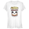 thumbnail image 1 of Junior's Maruchan Smiling Instant Lunch  Graphic Tee White Small, 1 of 3