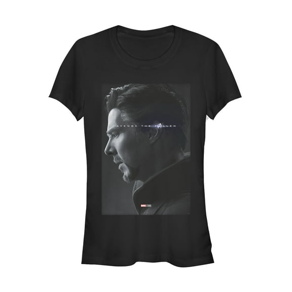 Junior's Marvel Avengers: Endgame Doctor Strange Poster  Graphic Tee Black Medium