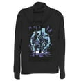 thumbnail image 1 of Junior's Marvel Avengers: Endgame Galactic Battle Cartoon  Cowl Neck Sweatshirt Black Large, 1 of 3