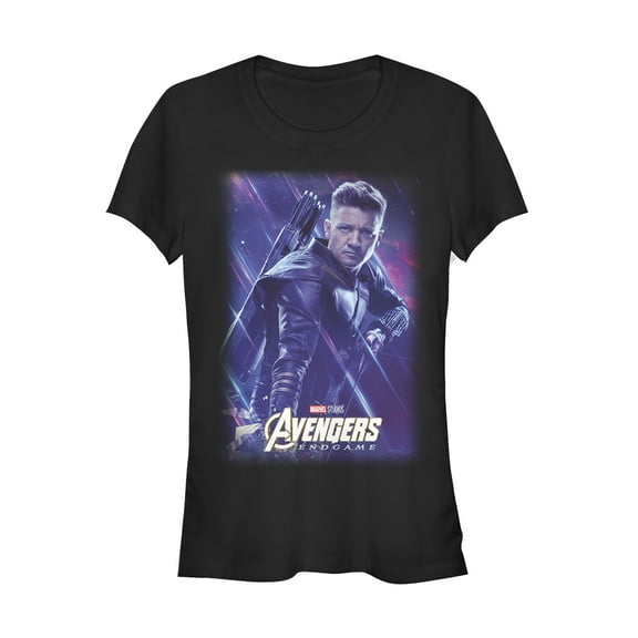Junior's Marvel Avengers: Endgame Hawkeye Streaks  Graphic Tee Black X Large