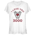 thumbnail image 1 of Junior's Marvel Avengers Endgame I Love You 3000 Graphic Tee White X Large, 1 of 3