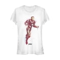 thumbnail image 1 of Junior's Marvel Avengers: Endgame Iron Man Spray Paint  Graphic Tee White Small, 1 of 2
