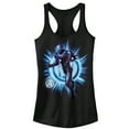 thumbnail image 1 of Junior's Marvel Avengers: Endgame Iron Man Star Logo  Racerback Tank Top Black Medium, 1 of 4