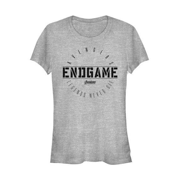 Junior's Marvel Avengers: Endgame Legends Never Die Graphic Tee Athletic Heather Small