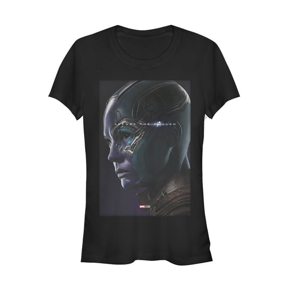 Junior's Marvel Avengers: Endgame Nebula Poster  Graphic Tee Black X Large