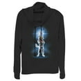 thumbnail image 1 of Junior's Marvel Avengers: Endgame Rocket Quantum Ready  Cowl Neck Sweatshirt Black 2X Large, 1 of 3