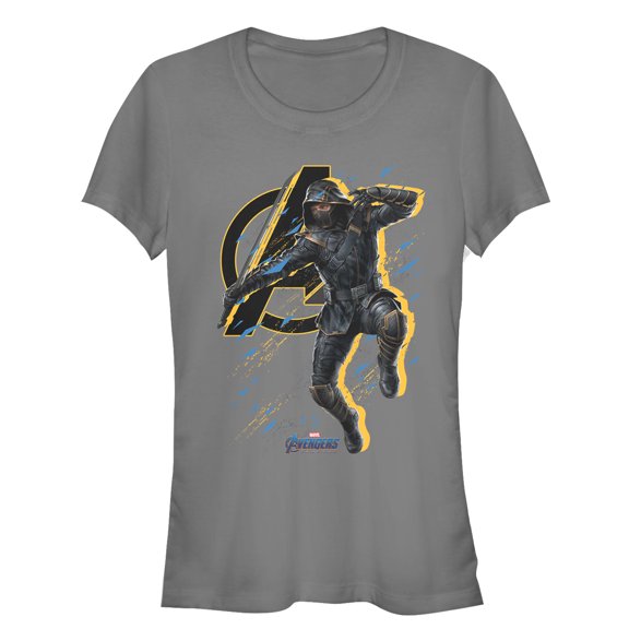 Junior's Marvel Avengers: Endgame Ronin Paint Splatter  Graphic Tee Charcoal Large