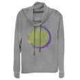 thumbnail image 1 of Junior's Marvel Avengers: Endgame Smudged Hulk  Cowl Neck Sweatshirt Gray Heather 4X Large, 1 of 3