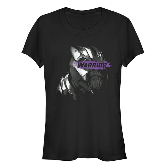 Junior's Marvel Avengers: Endgame Thanos Warrior Streak  Graphic Tee Black Medium