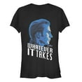 thumbnail image 1 of Junior's Marvel Avengers: Endgame Whatever It Takes Captain America  Graphic Tee Black Medium, 1 of 2