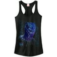thumbnail image 1 of Junior's Marvel Black Panther 2018 3D Pattern  Racerback Tank Top Black Medium, 1 of 4