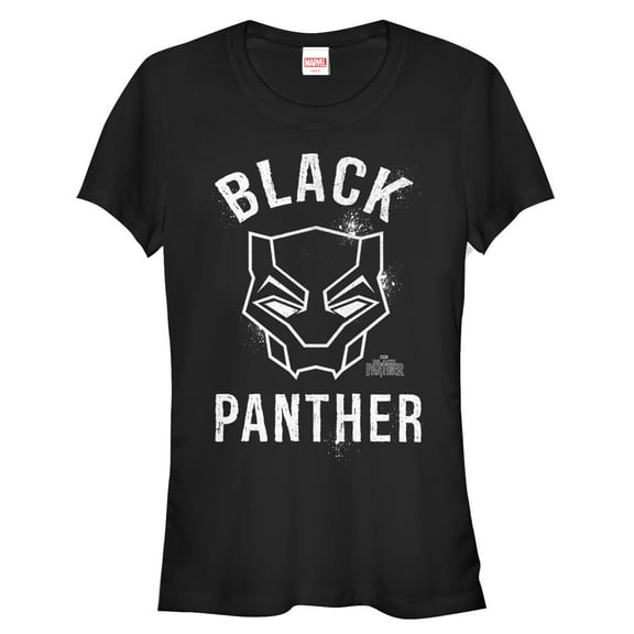 Junior's Marvel Black Panther 2018 Classic Graphic Tee Black Large
