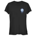 thumbnail image 1 of Junior's Marvel Captain America Venom Infected Badge  Graphic Tee Black Small, 1 of 2