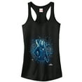thumbnail image 1 of Junior's Marvel Captain Marvel Celestial Partners  Racerback Tank Top Black Small, 1 of 4