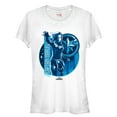 thumbnail image 1 of Junior's Marvel Captain Marvel Galactic Hero  Graphic Tee White Large, 1 of 2
